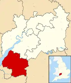 Shown within Gloucestershire