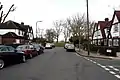 Entrance to Northwick Park from Nathans Road - to the right is a little footpath that leads to South Kenton station and Windermere Avenue in Kenton