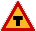 T-shaped intersection