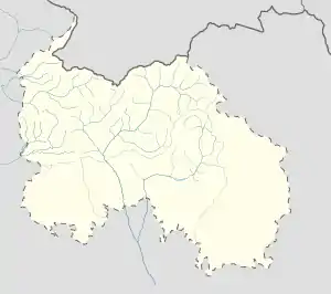 Vaneli is located in South Ossetia