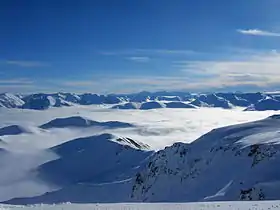 Southern Alps from summit