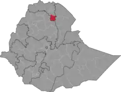 Location in Ethiopia