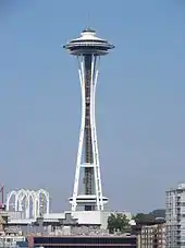 The space needle in Seattle, Washington.
