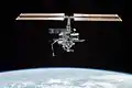 Space Station photographed by a STS-112 crew member