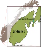 Map of the Spangereid area