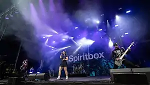 Spiritbox performing at Rock am Ring 2022