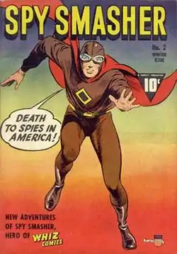 Spy Smasher #2 (1941). Art by Charles Sultan.