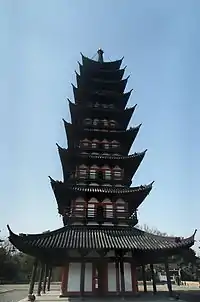 The Square Tower of Songjiang, Shanghai, built in 1884.