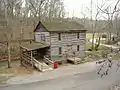 View of the gristmill from the front.