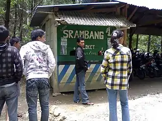 Srambang Waterfall Main Entrance
