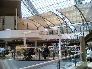 View from upper level