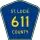 County Road 611 marker