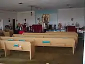 Saint Anne's church interior in 2006 prior to remodeling