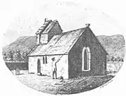 "The Church at St Lawrence", engraving by Richard Godfrey of Long Acre, c. 1780. .mw-parser-output .citation{word-wrap:break-word}.mw-parser-output .citation:target{background-color:rgba(0,127,255,0.133)}^