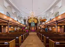 Interior of St Alphege's Greenwich (1712–18)