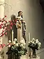 A statue of St. Catherine of Siena at the Parish of St. Catherine of Siena Church, Trumbull CT in Trumbull, Connecticut