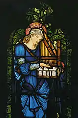 St. Cecilia window, Second Presbyterian Church, Chicago, Illinois