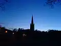 St. Chad's Church at twilight
