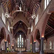 Interior facing east