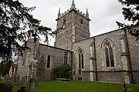 Chancel, tower and south transept