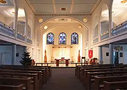 St Peter's Church, Walworth, where Ford completed restoration work in 1953