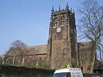 St Peter's Church, Church Road, Woolton(1886–87; Grade II*)