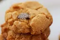 Peanut butter cookies, a popular type of cookie made from peanut butter and other ingredients