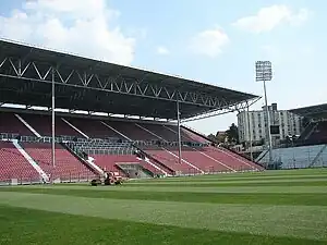 View of the 2nd Sector from the pitch