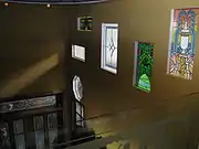 Some of many stained glass windows