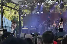 Stalingrad Cowgirls performing in Stockholm in August 2010