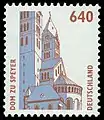 Postal stamp of 1995 from the series "Tourist highlights"