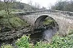 Stone Bridge. A single-arch bridge carrying the B6278 over the River Wear