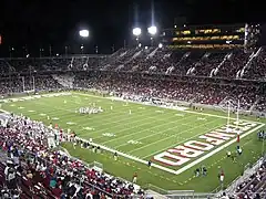 The new (2006) Stanford Stadium, site of home football games