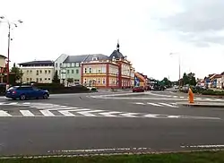 Main crossroad and town hall