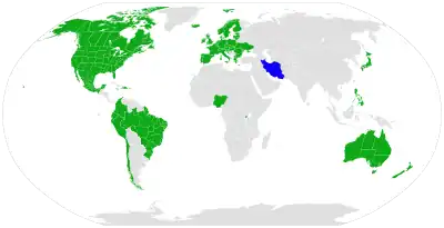 Starlink availability map by country