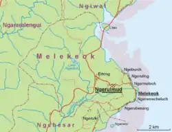 Location within Melekeok State