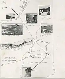 Image 21922 map of New Hampshire published in the bulletin of the Brown Company in Berlin (from History of New Hampshire)