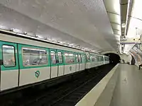 MF 77 rolling stock at La Tour-Maubourg