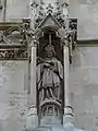 Statue of Johannes Nepomuk on the north tower