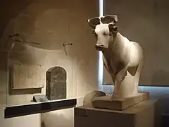 Apis statue, from a chapel of the Serapeum (now at the Louvre)