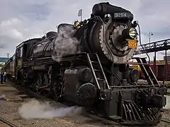 No. 3254 at Steamtown National Historic Site in June 2011.