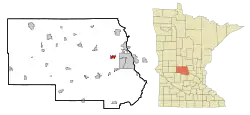 Location of St. Josephwithin Stearns County, Minnesota