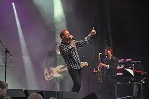 Stefán Hilmarsson, lead singer of Sálin hans Jóns míns in 2012
