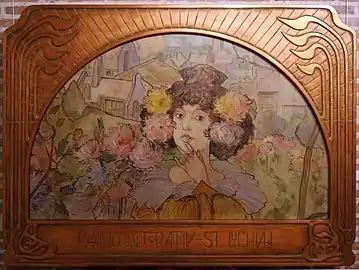 Decorative panel by Ștefan Luchian (1900)