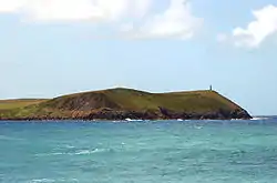 Stepper Point viewed from the east across the River Camel estuary