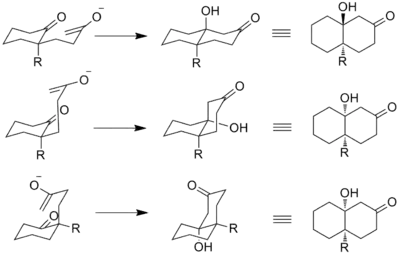 Stereochemical pathways of Robinson annulation