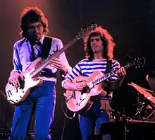 Steve Rodby and Pat Metheny. Photo by Pino d'Amico