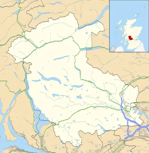 Callander is located in Stirling
