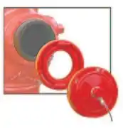 Threaded to Storz adapter for fire hydrants.