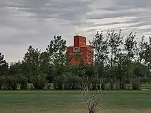 Stoughton golf course and grain elevator